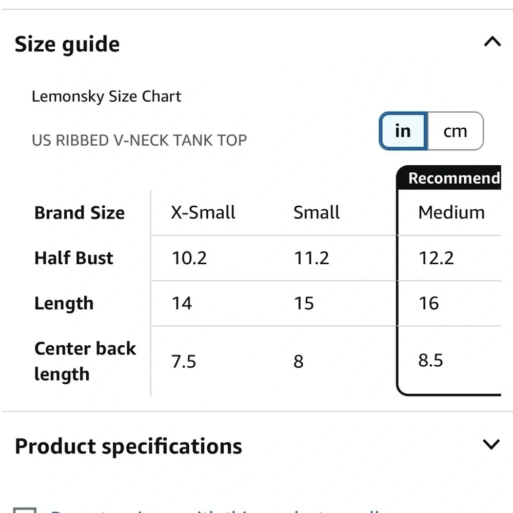 lemonsky 2 Ribbed Tank Tops Women V-Neck Seamless Stretchy Camisole Tank Tops XS - Picture 8 of 9